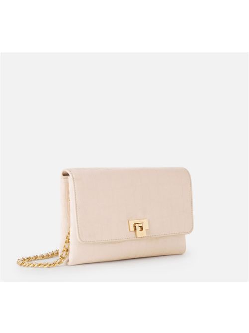 SUEDE BAG ELISABETTA FRANCHI | BS64A61E2135 vaniglia